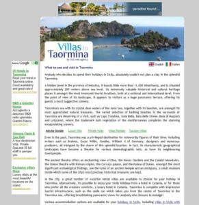 Villas in Taormina