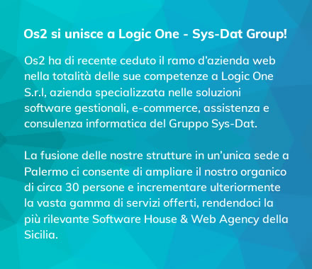 Os2 si unisce a Logic One - Sys-Dat Group! 